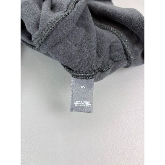 Aerie women's medium grey full zip long sleeve velour hooded‎ track jacket Y2K - Picture 7 of 7